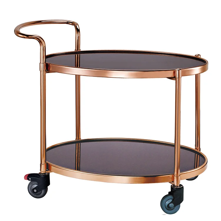 

hot sale dining car stainless steel cart hotel trolley food wine liquor trolley