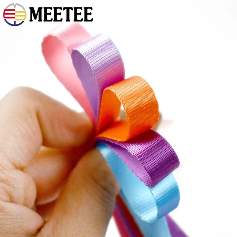 High-Quality Nylon Webbing for DIY Sewing & Accessories - 45 Meters, 10-20mm Width