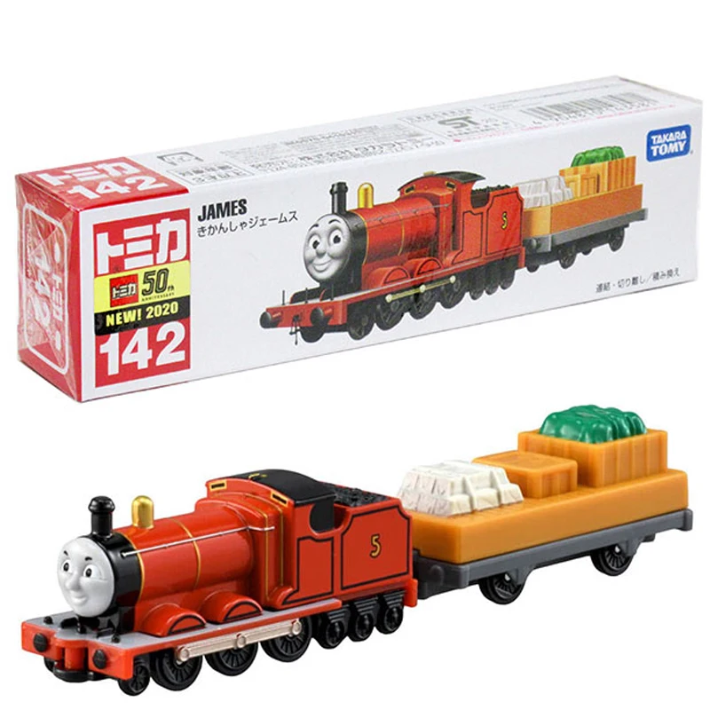 

TAKARA TOMY TOMICA № 142 Джеймс длинный Тома маленький поезд модель автомобиля из сплава моторизованный локомотив модель детские игрушки