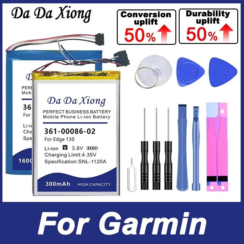 Nuova Batteria 361-00103-00 Per Garmin Dezl Forerunner Dash Cam Edge Nuvi 65 130 45 46 55 56 66W 205 1030 3700 560Lmt 310Xt + Tool