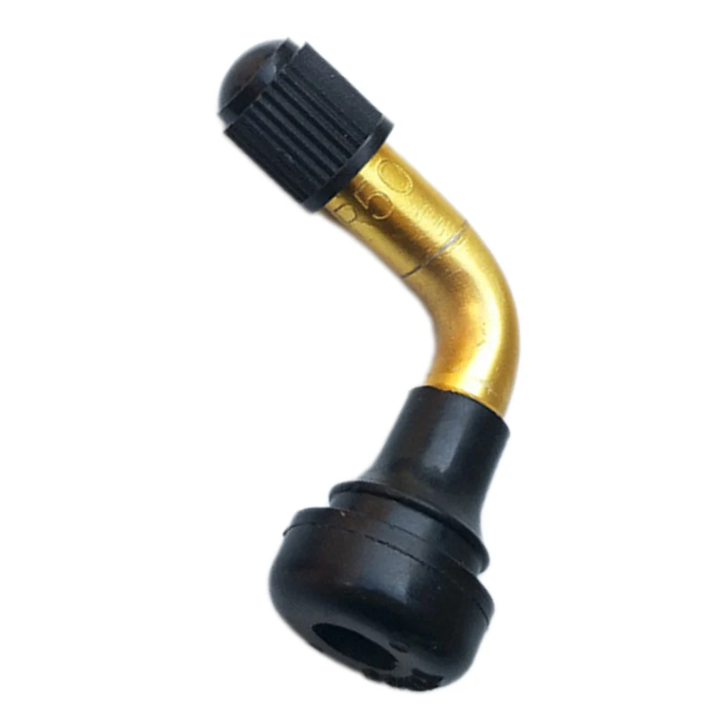 

1pc Inflatable Nozzle Vacuum Tire Valve Bend Anti-flat Tire For 10 Inch Balance Cars Electric Scooter Tubeless Tires Accessories