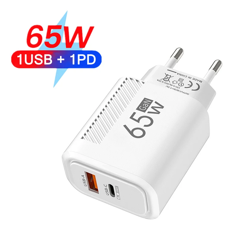 65W USB C Fast Charger Power Adapter