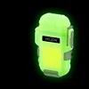Luminous Transparent Waterproof Lighter Plasma Double Arc Windproof Lighter USB Rechargeable Lighter Outdoor Camping Gift 6