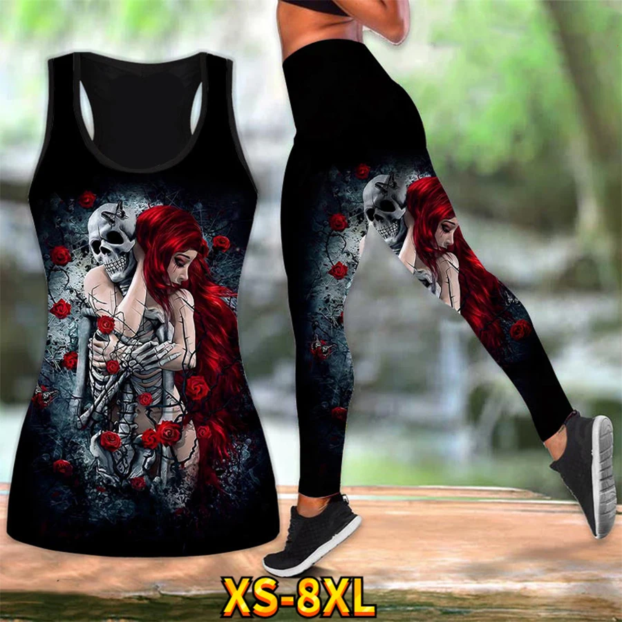 Women's Tank Top New Design Printing Activewear Set Yoga Suit Yoga Set 3D  Print 2 Piece Leggings Yellow / Black Yoga Fitness - AliExpress