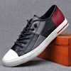 New 2023 Autumn Leather Men's Casual Shoes Soft Upper Designer Shoes for Men Loafers Flat Sneakers Breathable Slip on Men Shoes 2