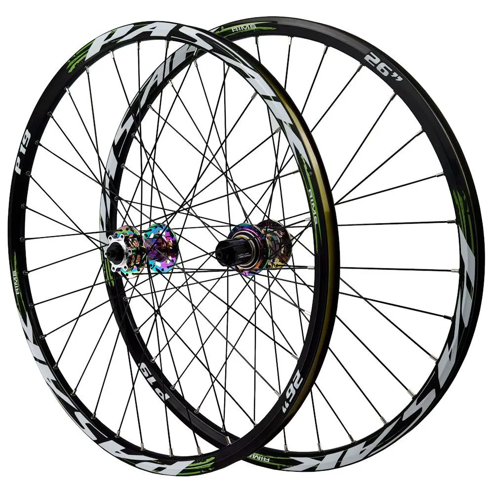 Mtbホイールセット24 26 27.5 29インチ自転車エアロホイール6