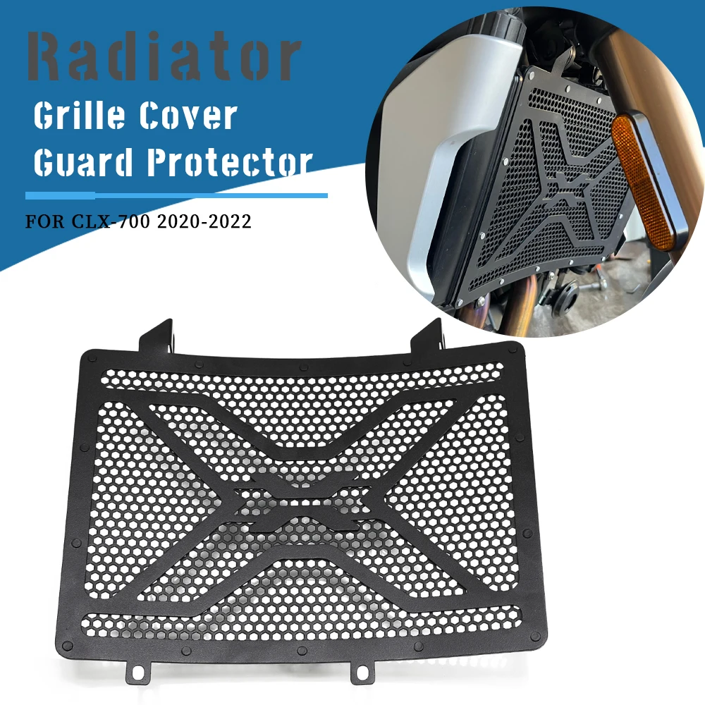 

FOR CFMOTO CLX-700 CLX700 2020 2021 2022 Radiator Grille Guard Cover Aluminium Motorcycle Accessories Grill Protector Parts