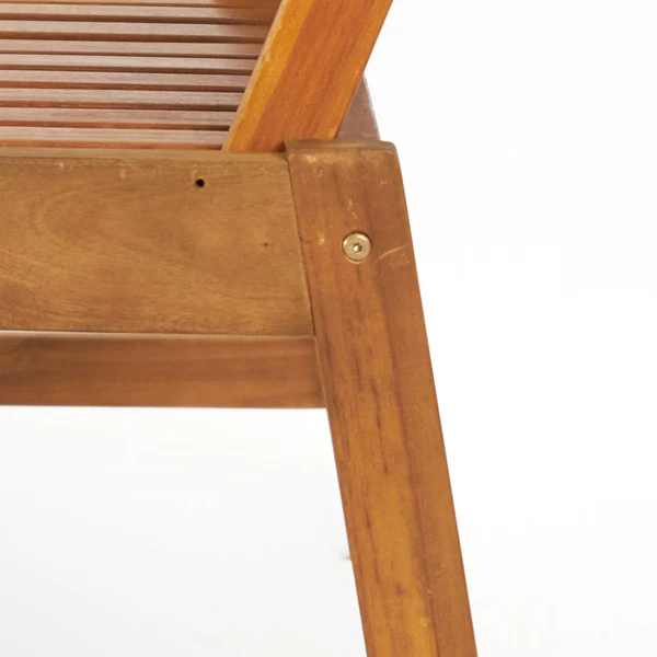 49.6in 后背可调节 木长凳 相思木 原木色-24