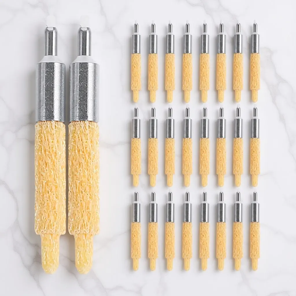 30Pcs 페인트 펜 교체용 펜촉 미세 팁 0.5mm 아크릴 아트 서예 DIY 프로젝트용 부드러운 흐름 마커 팁