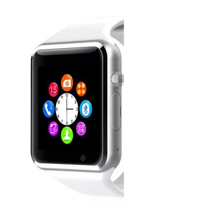  Bluetooth Smart Watch A1 Bluetooth GSM SIM Teléfono Reloj  inteligente para teléfonos inteligentes Android (blanco) : Electrónica