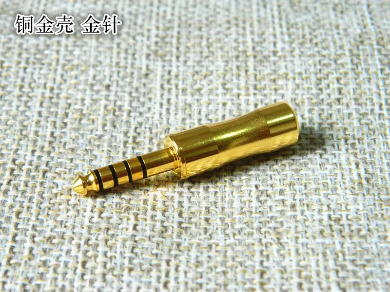 20PCS 4.4mm 4.4 Plug 5 Pole Balanced Gold Plated For DIY Repair Headphone Earphone PHA-2A TA-ZH1ES NW-WM1Z NW-WM1A