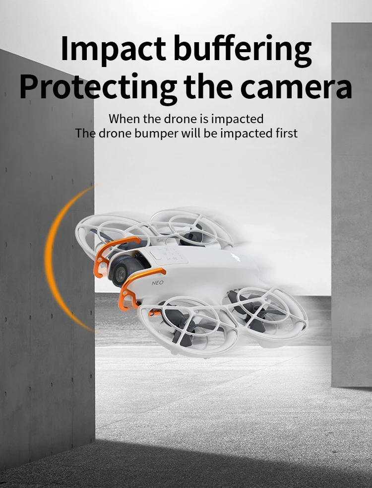 RCSTQ For Neo Drone Gimbal Camera Lens Anti-collision Bumper Protective Bar Alu