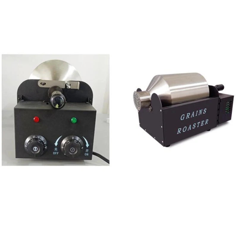 220V Coffee Bean Roasting Machine 1-1.25KG Roaster Capacity for Groundnut Grains Roaster
