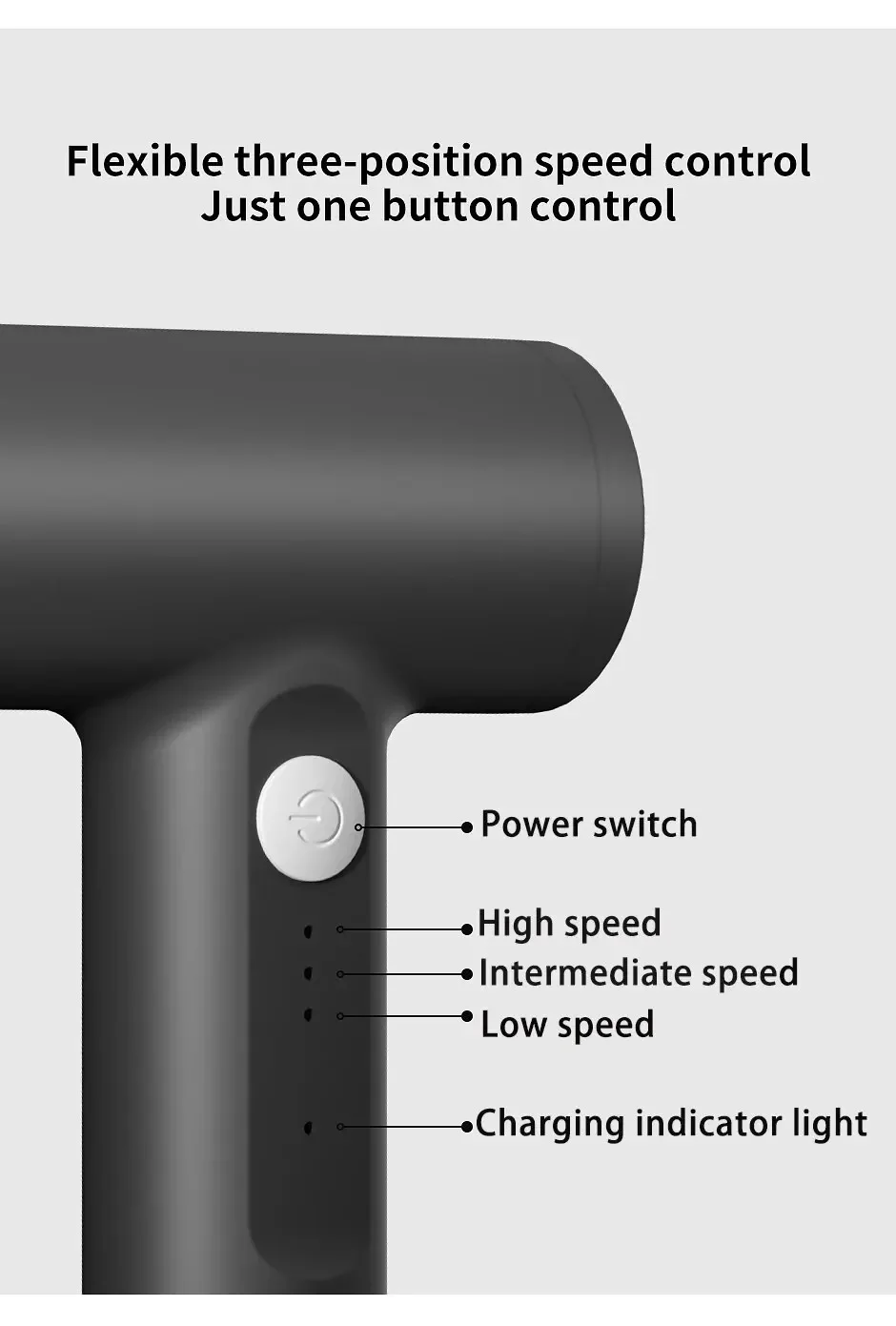 Description Picture 5 of itemWireless Electric Food Mixer Baking Dough Cake Cream Mixer Kitchen Tools USB Rechargeable Portable 3 Speeds Egg Beater