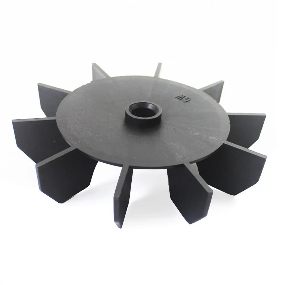 Black Piston Heat Dissipation Replacement Direct On Line Motor Air Compressor Fan Fan Blade