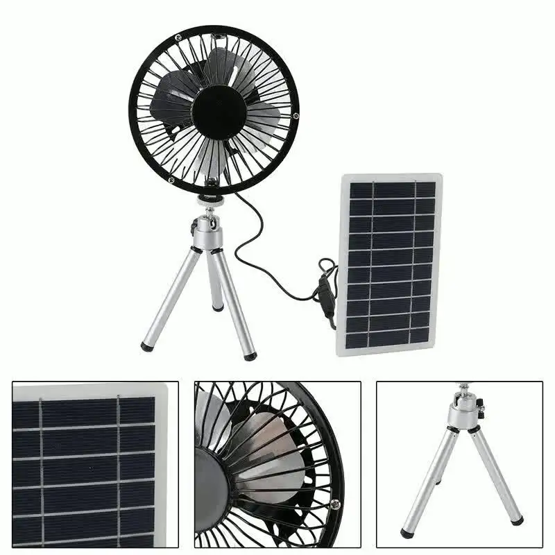 Ejoyous Solarpanel, 5 W Solarbetriebener Ventilator Produktbild-Vorschau 13