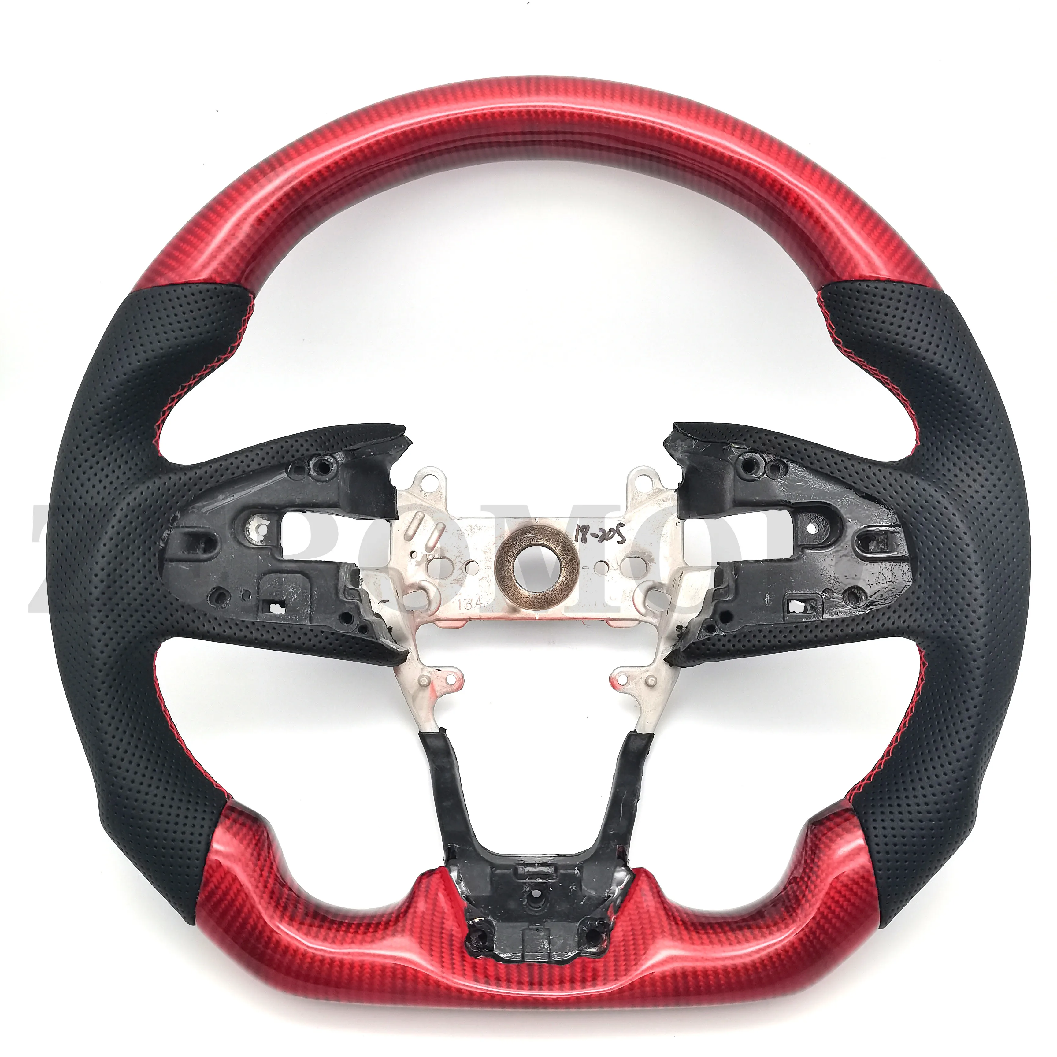 

For Honda Civic FC Type R FK8 2016 2017 2018 2019 2020 2021 Steering Wheel Red Carbon Fiber US