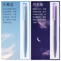 KACO Cute Gel Pen Set, 4pcs 0.5mm Black Ink Press Students Writing Brush, Quick Drying Signature Pens Office School Supplies 필통 2