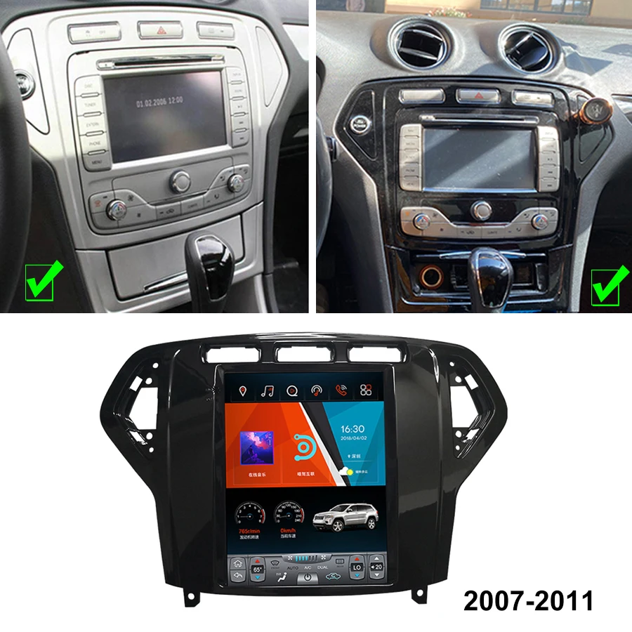

Автомобильный видеоплеер, 8 ГБ ОЗУ, 128 Гб ПЗУ, Android 13, радио с сенсорным экраном Тесла для Ford Mondeo 2007-2013, навигация, GPS, мультимедийный Головной блок