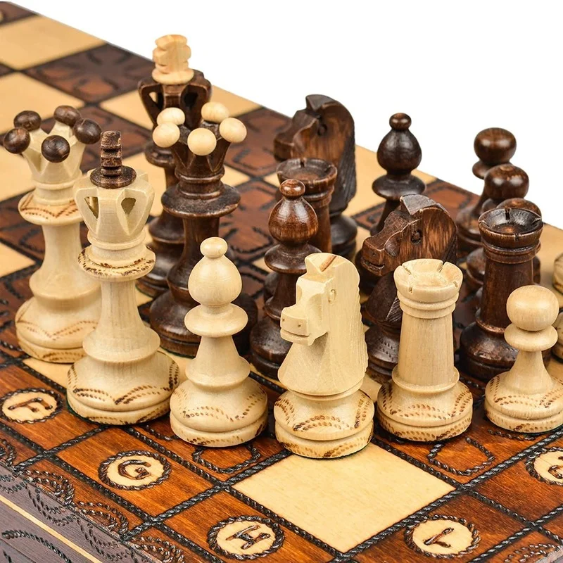 

Wooden Professional Luxury Chess Set Folding Large Adults Duel Table Game Tournament Fashion Gametoys Jogo De Xadrez Board Game