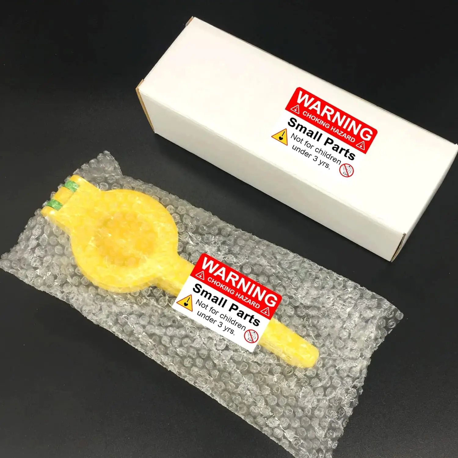 Choking Warning Hazard Labels 500 pcs 1*2 Inch Small Parts Suffocation Warning Stickers Not for Children Under 3 Years
