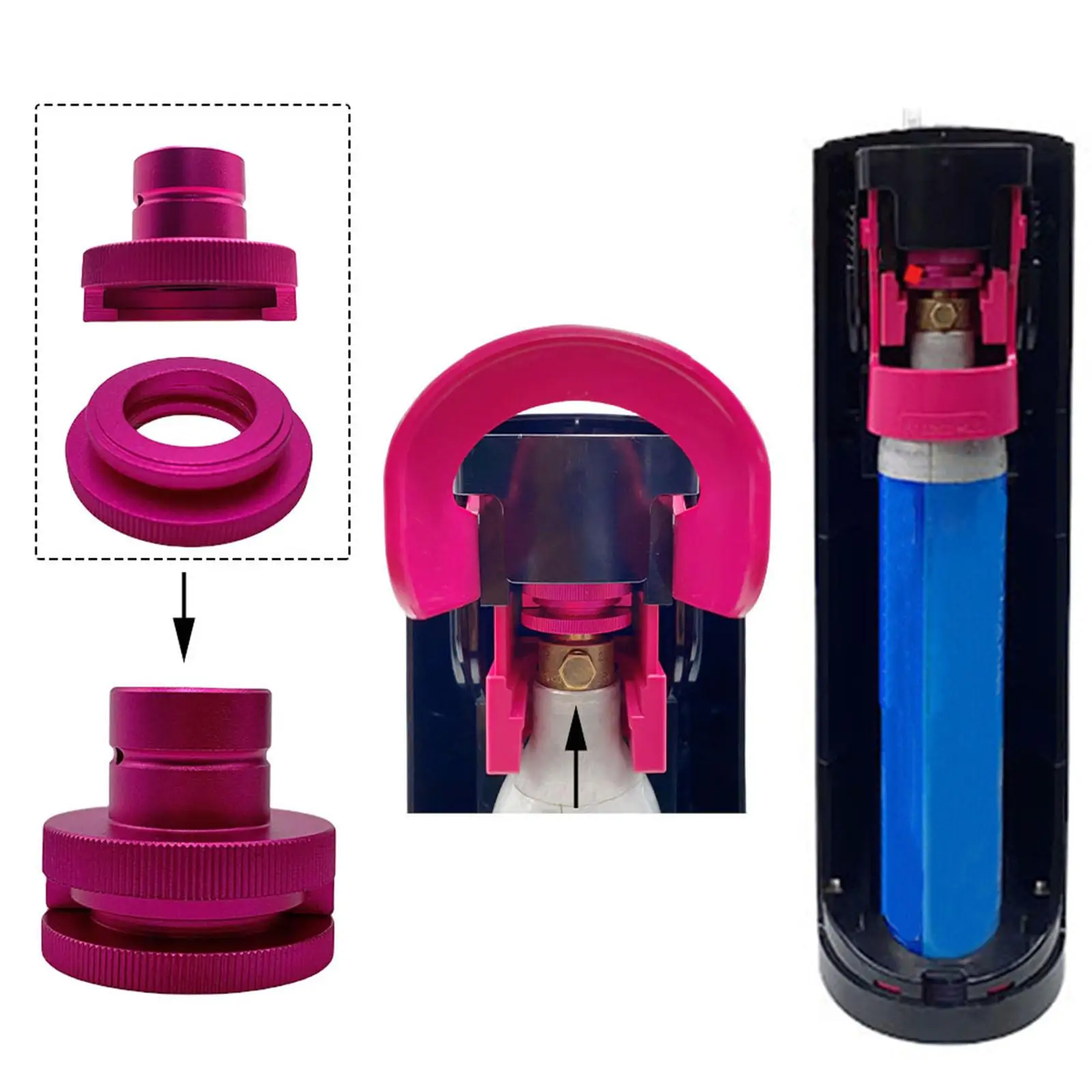 CO2 Quick Adapter Quick Connect Fittings for Sparkling Water Makers Parts