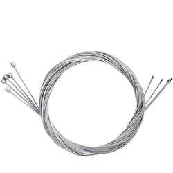 5 - Pack Stainless Steel Bicycle Brake and Gear Shift Cables - 2M Length for Mountain and Road Bikes (5pcs Shifter Cable)