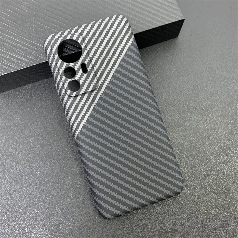 Stylish Slim Shockproof Carbon Fiber Stripe Phone Case Cover