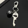Original Compass Metal Keychain Pendant New Mountaineering Buckle Advanced Multi Functional Waist Accessory Decoration 3