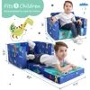 children's sofas, Kids Couch: Toddler Sofa Bed Fold Out for Gilrs Boys Baby Flip Out Convertible Lounge Chair Dinosaur 2