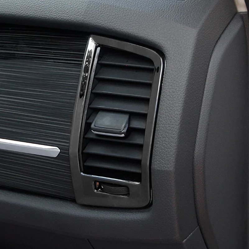 

BJMYCYY 4 шт./компл. декоративная рама из нержавеющей стали, воздуховод автомобильной приборной панели, кондиционер для Skoda Kodiaq 2017-2022