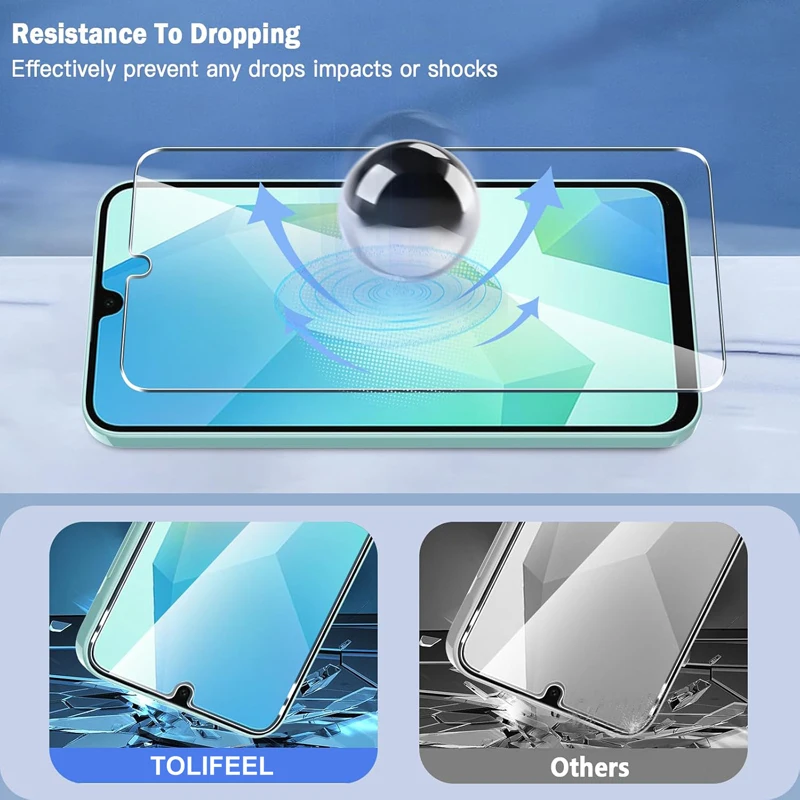 4-Pack Tempered Glass Screen Protector Film - Transparent and Protective
