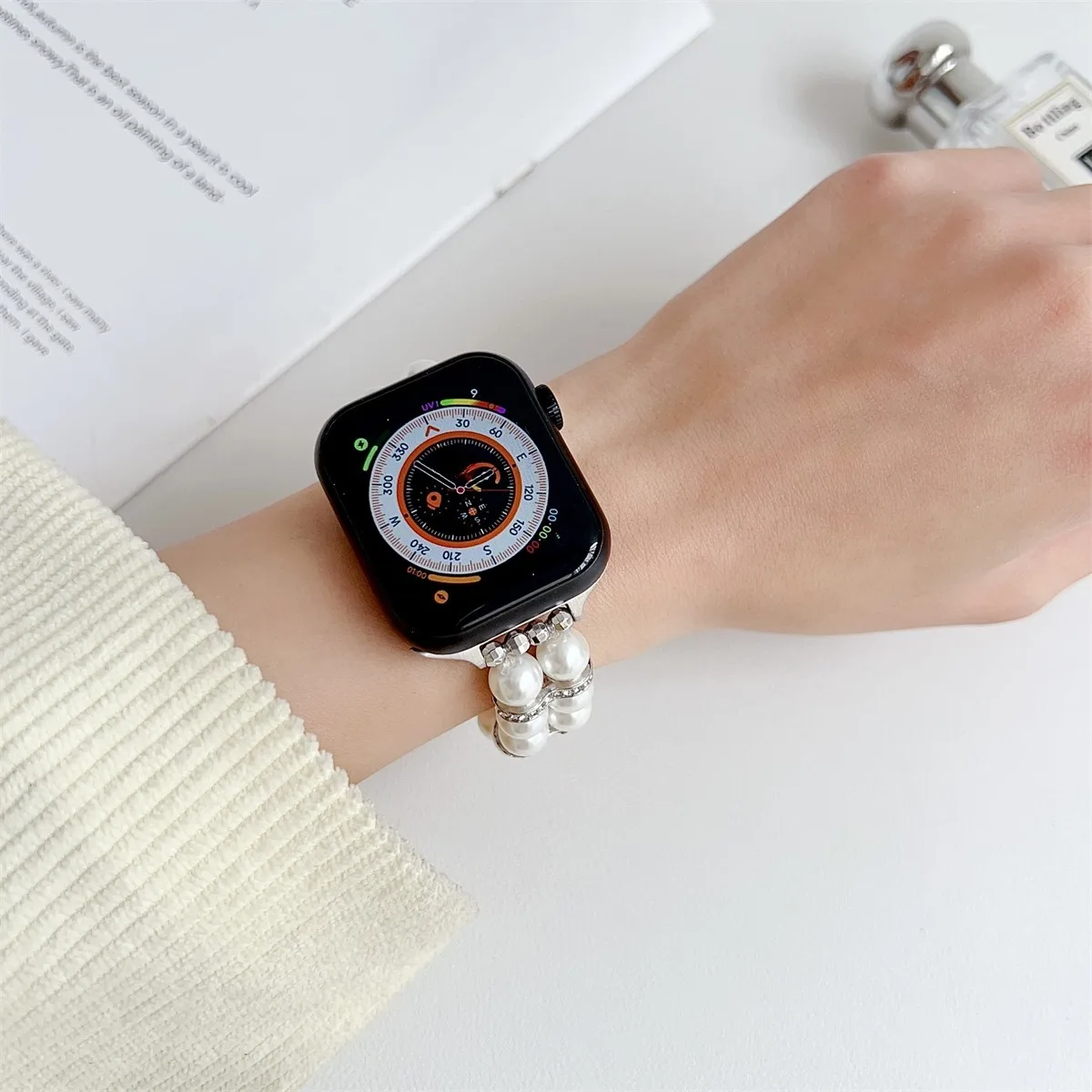 Cinturino per orologio da polso per iWatch Ultra 2 Series 10/9/8/7/6/5 Cinturino per orologio da polso alla moda 42/44/45/46/49mm 38/40/41mm_voghion.com