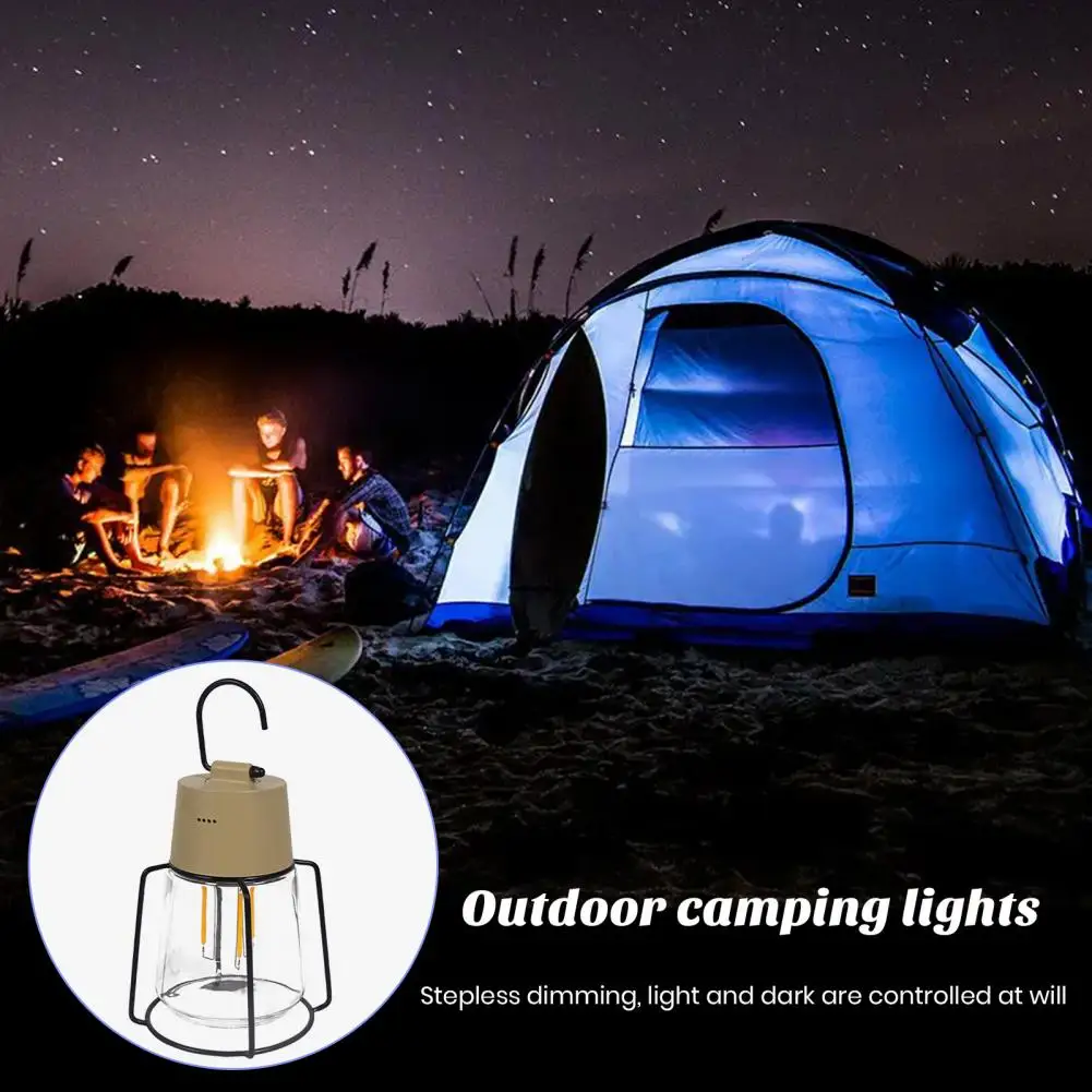 

Outdoor Lamp Waterproof Led Camping Lantern with Dimmable High Brightness Compact Size Tent Light for Camping Supplies Camping