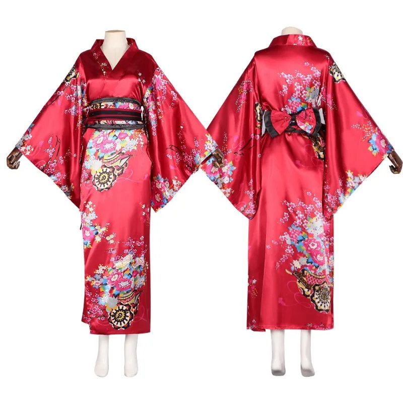 Women's Elegant Kimono-Style Summer Dress