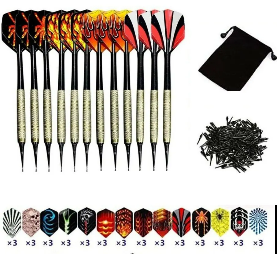 14g Safety Soft Darts Leisure Safety Plastic Head Darts 12 Darts 42