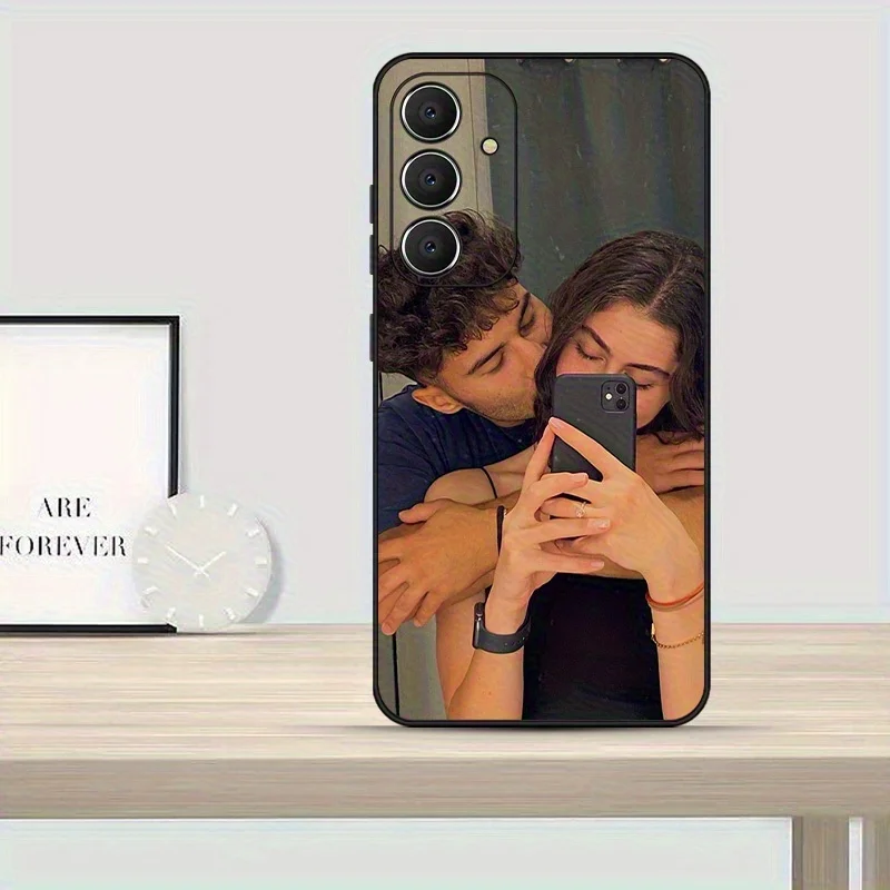 Customized TPU Soft Case with DIY Couple Photo Design