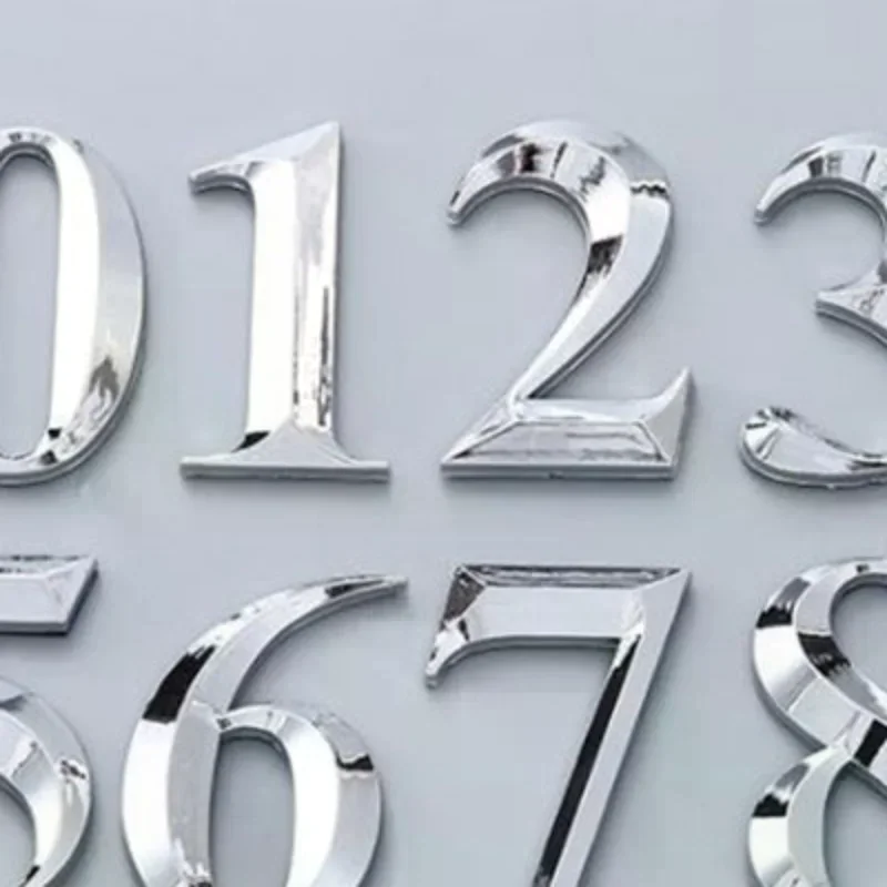 Self Adhesive Door Number Sign House Number Digit Apartment Hotel Office Sticker