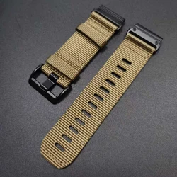 Braided Nylon QuickFit Watch Strap - 22mm & 26mm - QuickFit 26mm (Khaki)