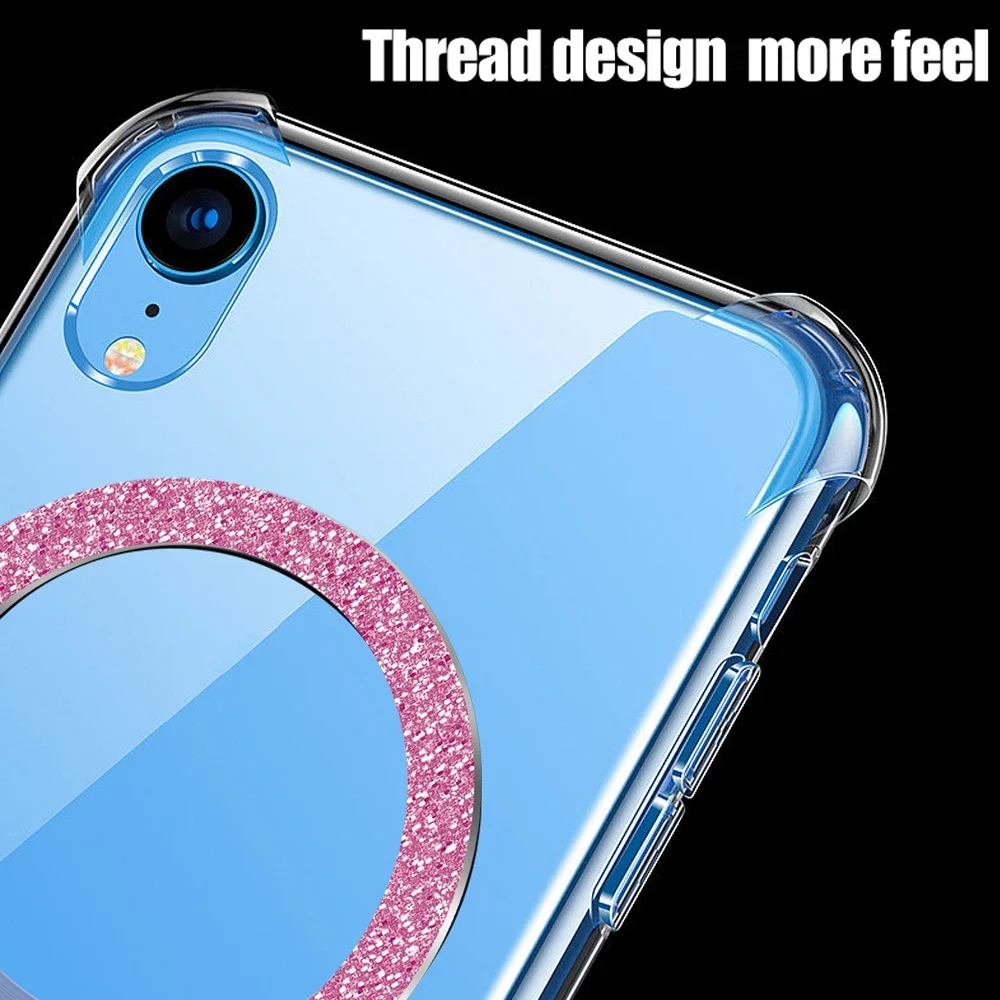 Glitter Magnetic Metal Ring Patch