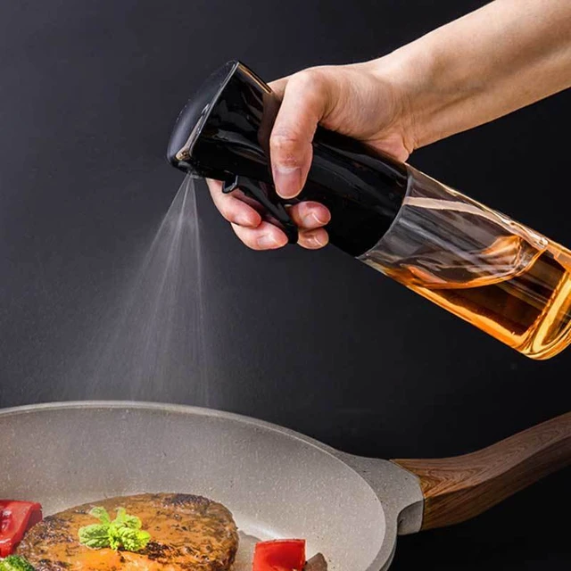 210ml Olio d'oliva Spray Bbq Cucina Cottura Cottura Olio d'oliva  Spruzzatore Olio Spray Bottiglia vuota Aceto Bottiglia Olio Dispenser  Insalata