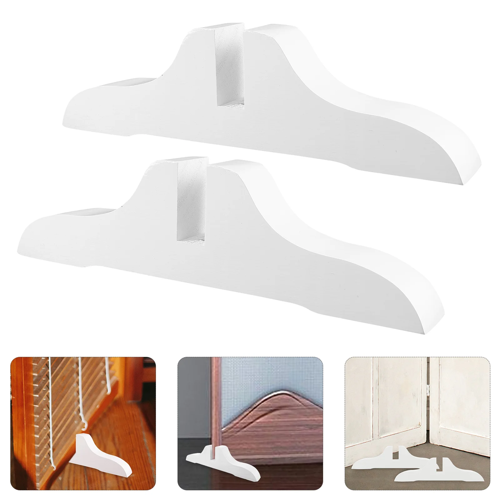 2 Pcs Dresser Decor Folding Room Divider Stand Screen Feet Bracket Dressing Screens Dividers Base Wood Wooden Office room divider screen