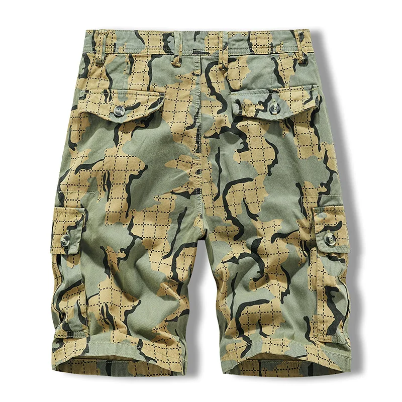 Tactical Outdoor Men's Summer Cargo Shorts Male Fashion Camouflage Cargo Pants