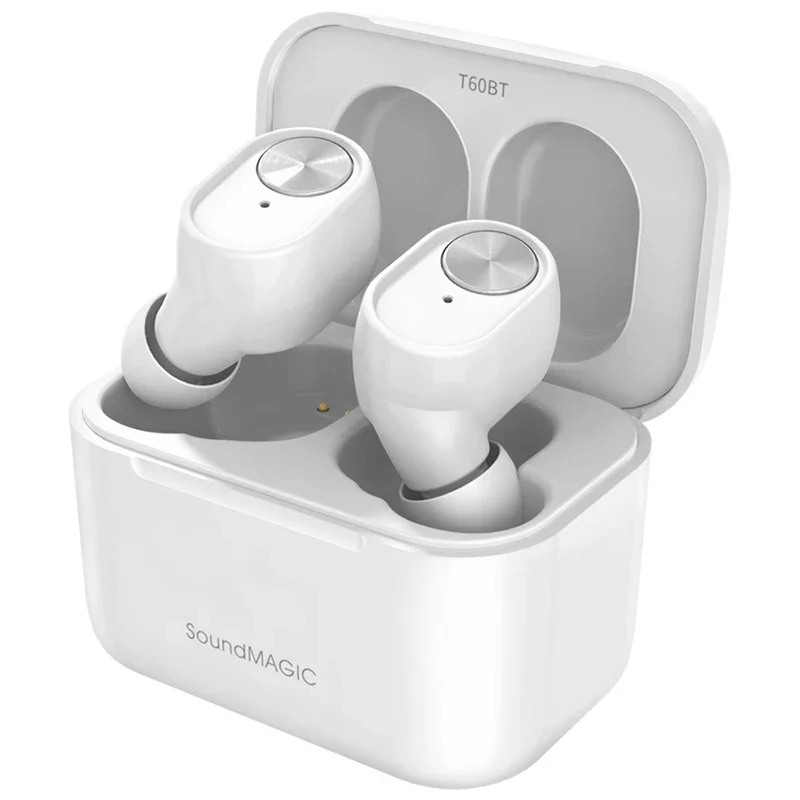 

SoundMAGIC T60BT True Wireless Earphones in Ear Bluetooth Headphones with Microphone HiFi Stereo Sports Earbuds Waterproof