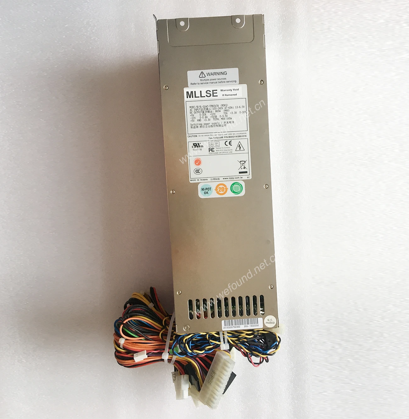 100 test for power supply for G1W2 5760V3V 2U Work Good
