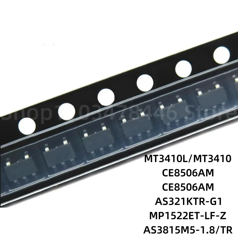 

100 шт. MT3410L/MT3410 CE8506AM CE8506AM AS321KTR-G1 MP1522ET-LF-Z AS3815M5-1.8/TR SOT23-5