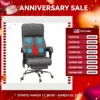 Vinsetto Executive Massage Officehair, Computer Desk Chair, Pu Leather Heated Reclining Chair with Adjustable Height 1