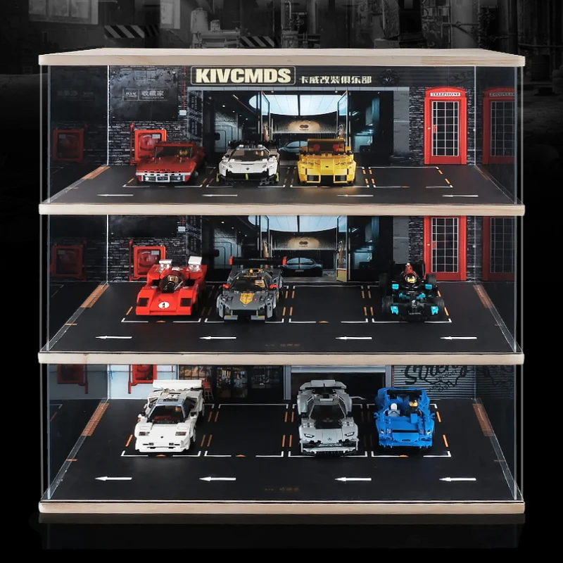 ジオラマ1 18ガレージモデルダイキャストカー1 24おもちゃの 