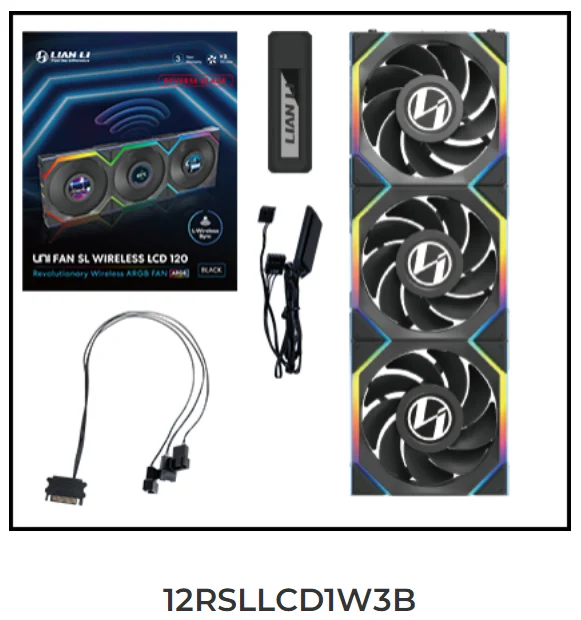LIAN LI UNI FAN SL Wireless 120 Single Pack , Reverse Blade Triple