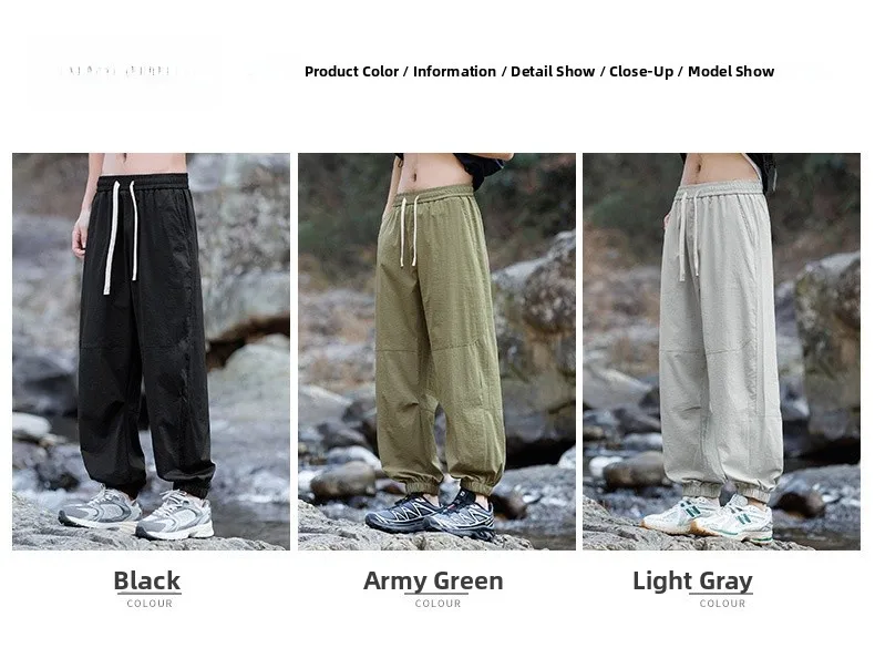 Loose Fit Cotton Cargo Pants Outdoor Workwear S61405e4d87f54993b2e747fe10887a47B